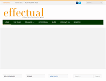 Tablet Screenshot of effectualmag.com